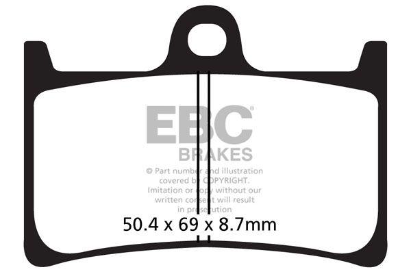 Тормозные колодки EBC FA252HH