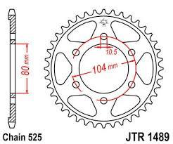 Звезда задняя JTR1489.43