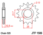 Звезда передняя JTF1586.15