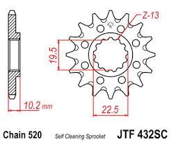 Звезда передняя JTF 432.14SC