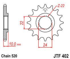 Звезда передняя JTF 402.16