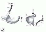 Держатель защиты для рук BMW 46638523433 L