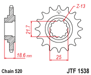 Звезда ведущая JTF 1538.15