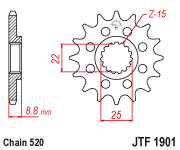 Звезда ведущая JTF 1901.12