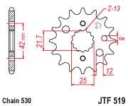 Звезда ведущая JTF 519.16