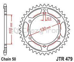 Звезда задняя (ведомая) JTR479.46