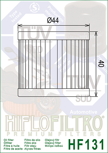 Масляный фильтр HIFLO FILTRO – HF131