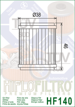 Масляный фильтр HIFLO FILTRO – HF140