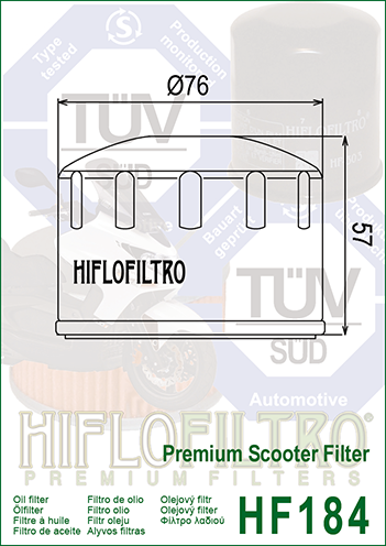 Масляный фильтр HIFLO FILTRO – HF184