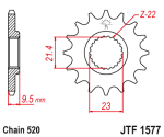 Звезда передняя JTF1577.15