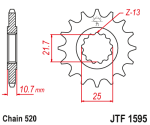 Звезда передняя JTF1595.16