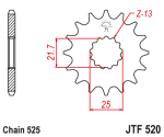 Звезда передняя JTF520.16