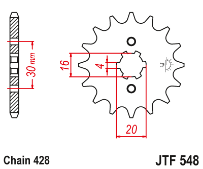 Передняя звезда JTF548.14