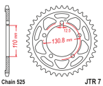 Звезда задняя JTR7.44